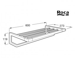 PORTATOALLAS CON TOALLERO TEMPO ROCA